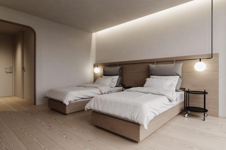 Номер "Стандарт" однокомнатный 2-х местный, прямой вид на море